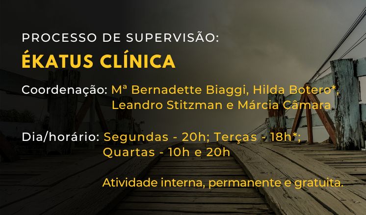 PROCESSO_SUP_CLINICA-CAPA3 Inscrição Evento: Melanie Klein Vida e Obra