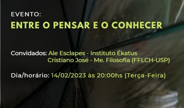 Entreopensar1_CAPA XV Jornada EPP/Ékatus - A Ficção da Psicanálise - 30/11/2024 às 09:00hs